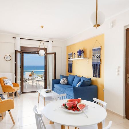 "Peach" - Sea View Maisonette By Sky Hill Resorts Pangalochori Exteriör bild