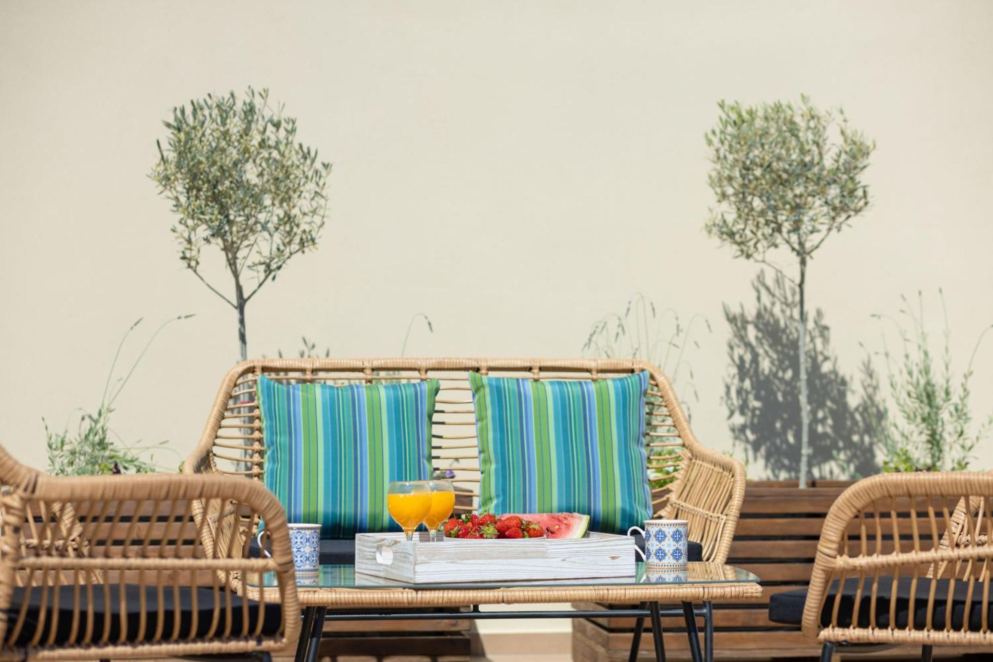 "Peach" - Sea View Maisonette By Sky Hill Resorts Pangalochori Exteriör bild