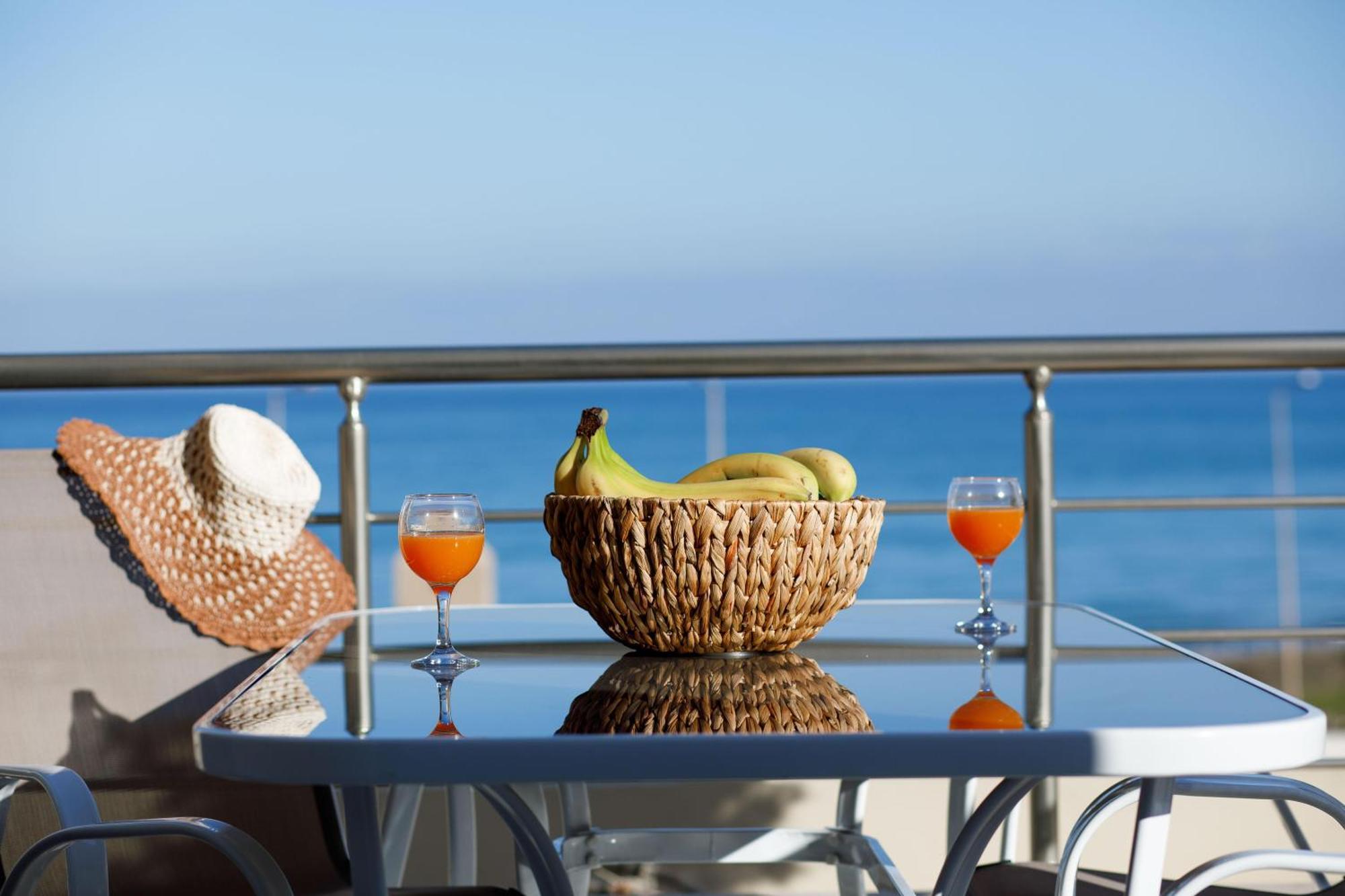 "Peach" - Sea View Maisonette By Sky Hill Resorts Pangalochori Exteriör bild