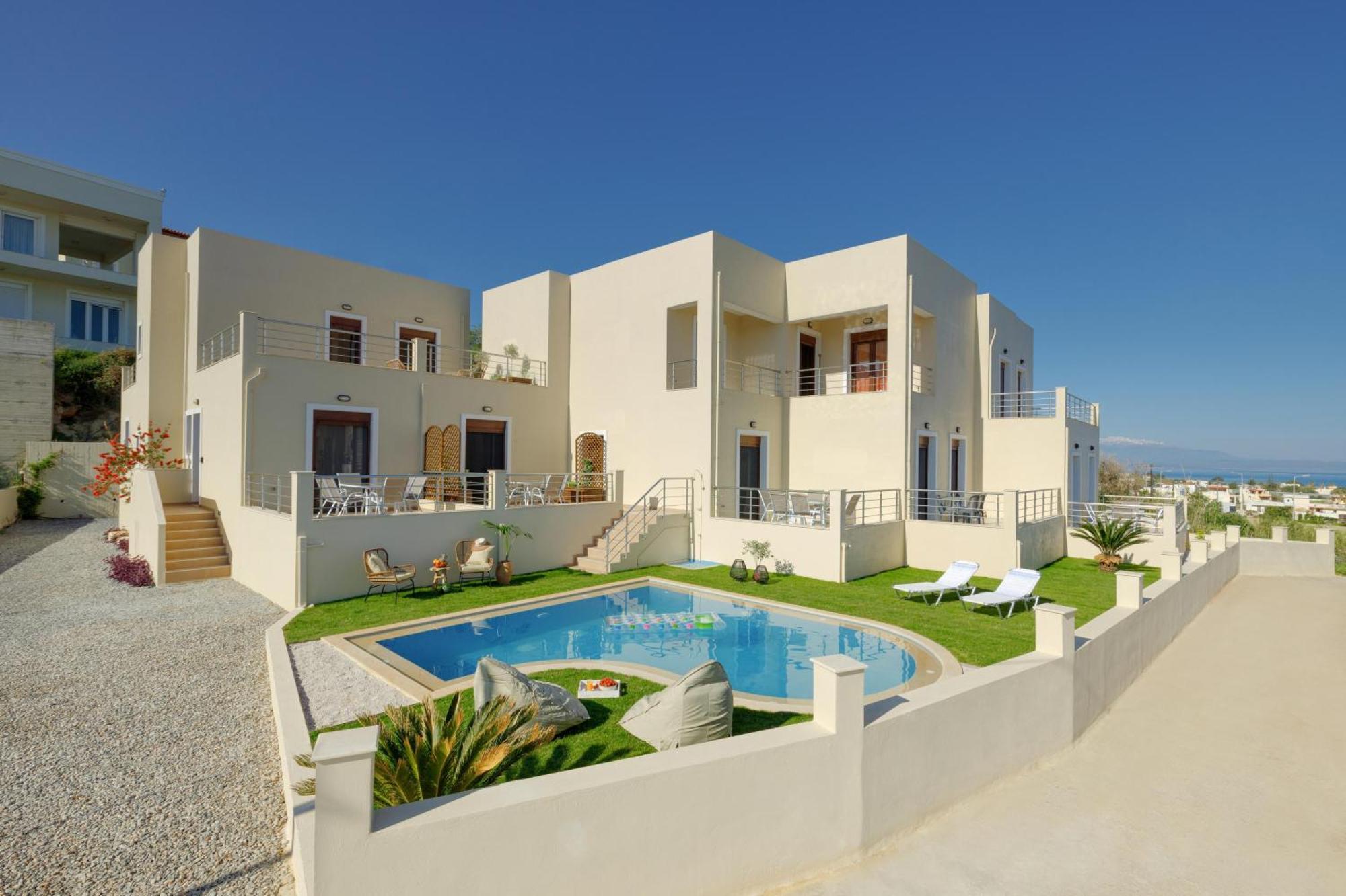 "Peach" - Sea View Maisonette By Sky Hill Resorts Pangalochori Exteriör bild
